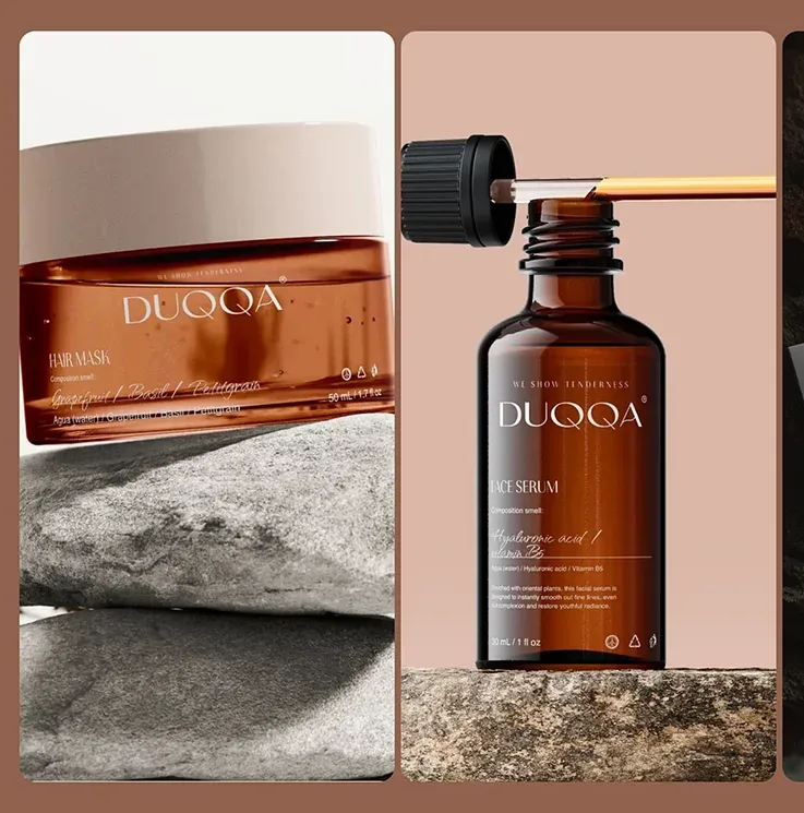 DUQQA skincare packaging
