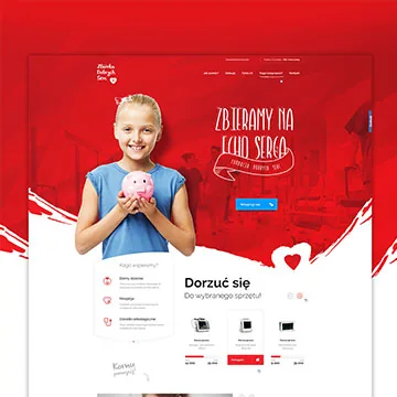 Charity fundraiser website
