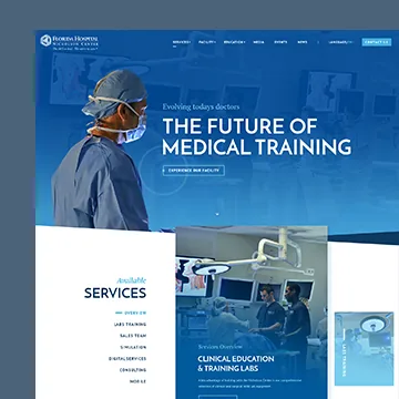 Medical training website