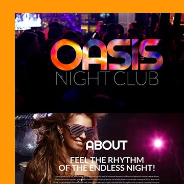 Oasis Night Club website