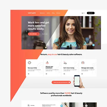 Salon software website