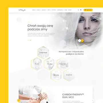 Skincare clinic website