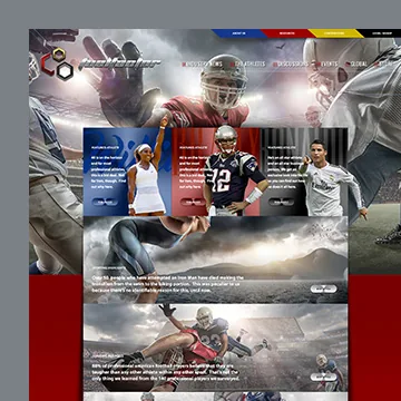 Sports athletics website